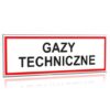 ZNAK 10 X 30 PŁYTA GAZY TECHNICZNE 869 B-03