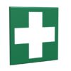 ZNAK 20 X 20 PIERWSZA POMOC MEDYCZNA E03 E
