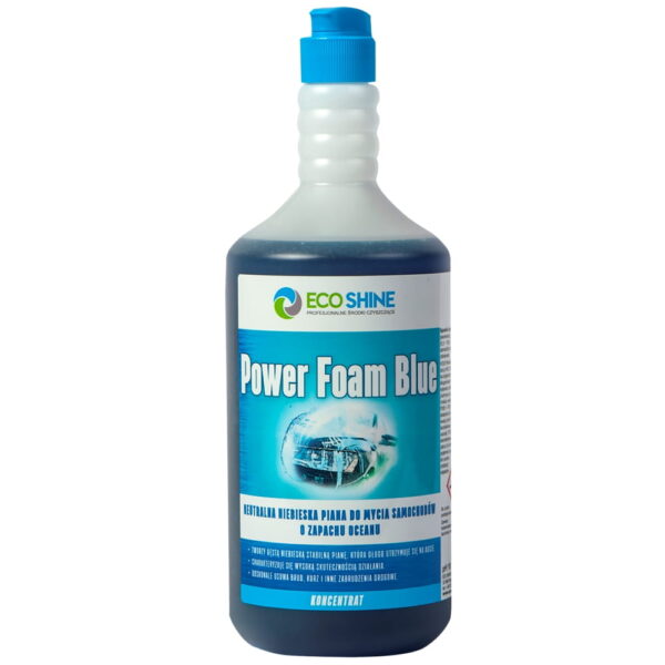 ECO SHINE POWER FOAM BLUE 1L PIANA DO MYCIA SAMOCHODÓW