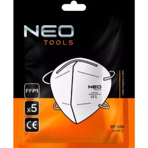 PÓŁMASKA PRZECIWPYŁOWA NEO TOOLS FFP1 5 SZTUK