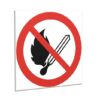 ZNAK 15 X 15 PŁYTA ZAKAZ UŻYWANIA OTWARTEGO OGNIA 210 C