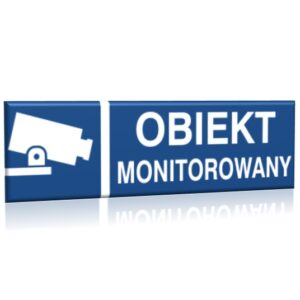 ZNAK 10 X 30 PŁYTA OBIEKT MONITOROWANY 823 B-11