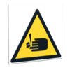 ZNAK 10 X 10 PŁYTA ZAGROŻENIE OBCIĘCIEM PALCÓW 327 A