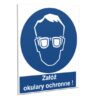 ZNAK 20 X 30 PŁYTA ZAŁÓŻ OKULARY OCHRONNE ! 402 J