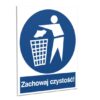 ZNAK 20 X 30 PŁYTA ZACHOWAJ CZYSTOŚĆ 417