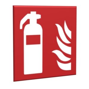 ZNAK 10 X 10 PŁYTA GAŚNICA F01 A