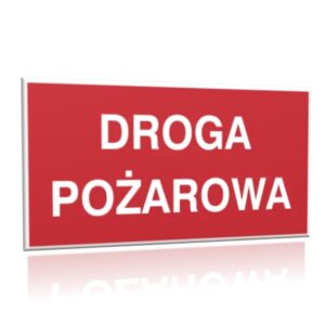 ZNAK 20 X 40 PŁYTA DROGA POŻAROWA 812 F