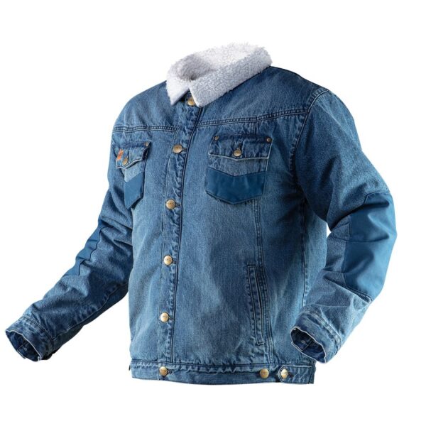 KURTKA JEANSOWA NEO TOOLS OCIEPLANA DENIM