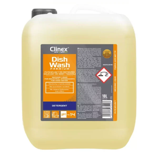 CLINEX DISH WASH 10L PREMIUM PŁYN MYJĄCY DO ZMYWAREK GASTRONOMICZNYCH