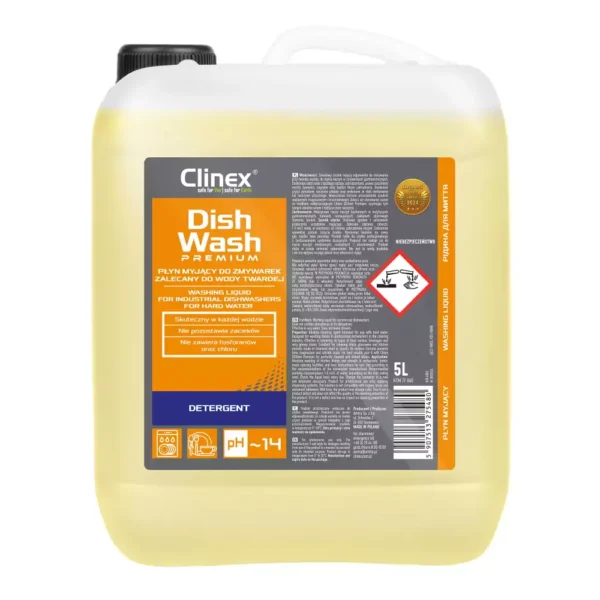 CLINEX DISH WASH 5L PREMIUM PŁYN MYJĄCY DO ZMYWAREK GASTRONOMICZNYCH