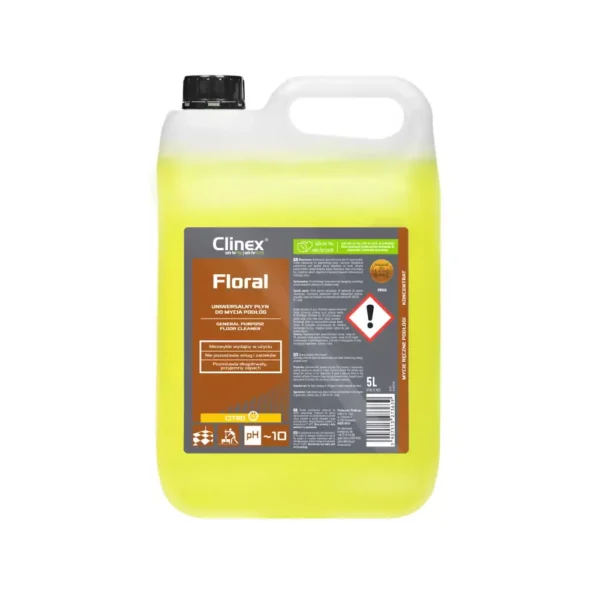 CLINEX FLORAL CITRO 5L UNIWERSALNY PŁYN DO MYCIA PODŁÓG