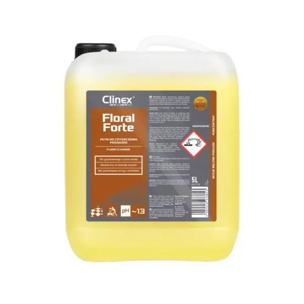 CLINEX FLORAL FORTE 5L PŁYN DO CZYSZCZENIA POSADZEK