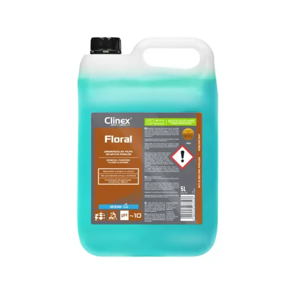 CLINEX FLORAL OCEAN 5L UN IWERSALNY PŁYN DO MYCIA PODŁÓG